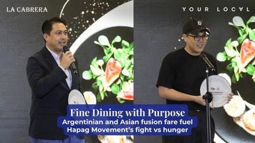 Fine dining with purpose: Argentinian and Asian fusion fare fuel Hapag Movement’s fight vs hunger