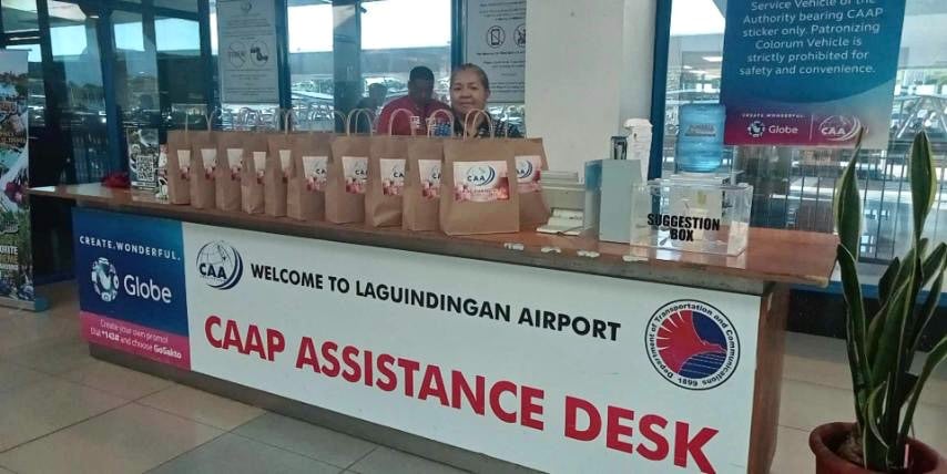 All Domestic Airport Terminals under the management of Civil Aviation Authority Of the Philippines